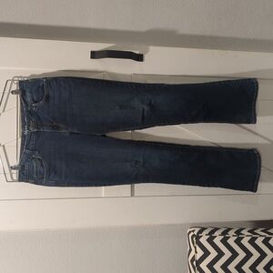 Style & Co. Women's Stretchy Dark Wash Denim Curvy Boot Leg Jeans- Size 10